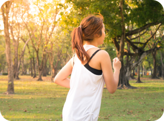 Mujer corriendo